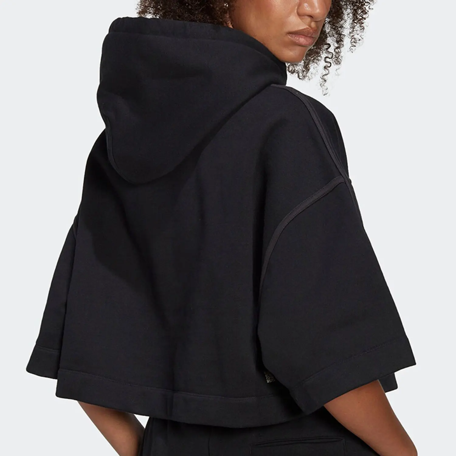 Adidas genuine clover new women's fashionable hooded minimalist sweatshirt HK7228