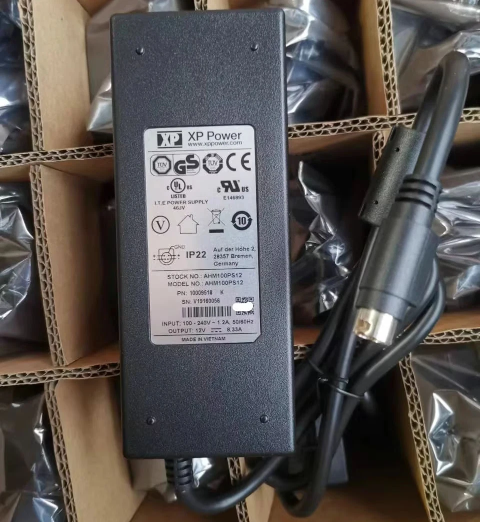 

Original 12V 8.33A 4PIN XP Power AC DC Adapter Charger AHM100PS12-A 10009518-A For Synology DS916 DS415 NSA 100W Power Supply