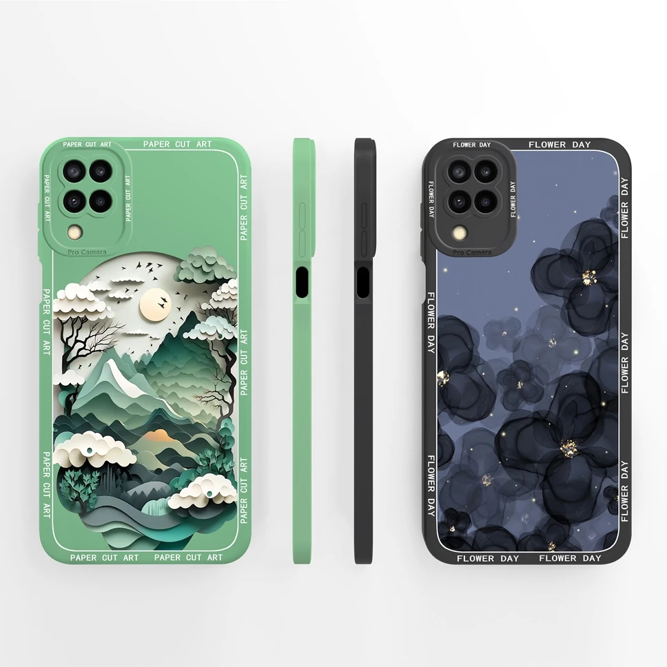 For Samsung Galaxy M12 A12 F12 Phone Cases Silicone Protective Back Cover For SamsungM12 GalaxyA12 F A M 12 Fundas Bumper Capa