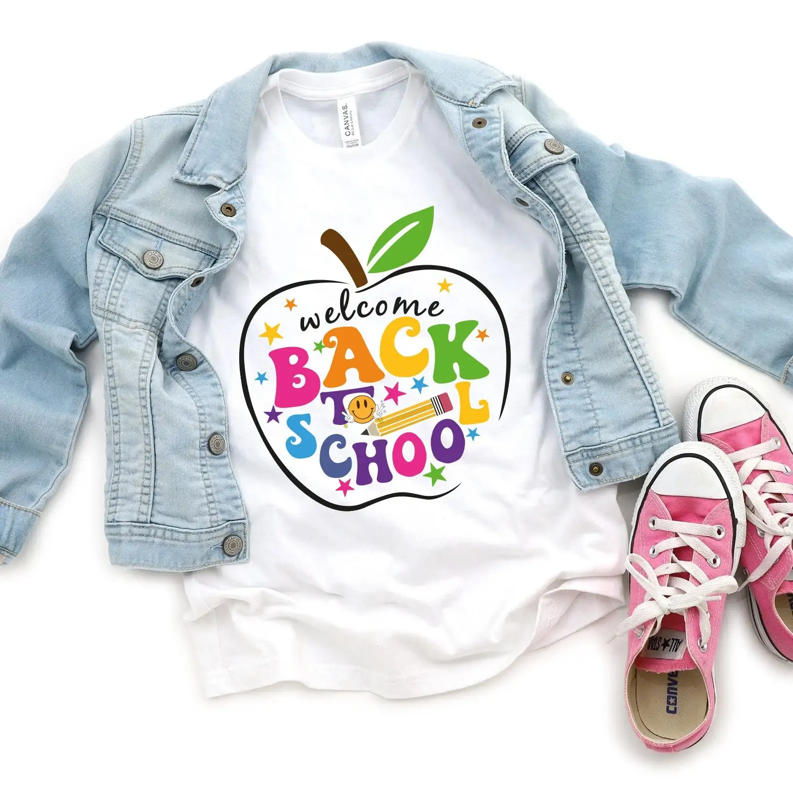 Teacher T Shirt Welcome Back To School First Day Of Kindergarten Appreciation Gif