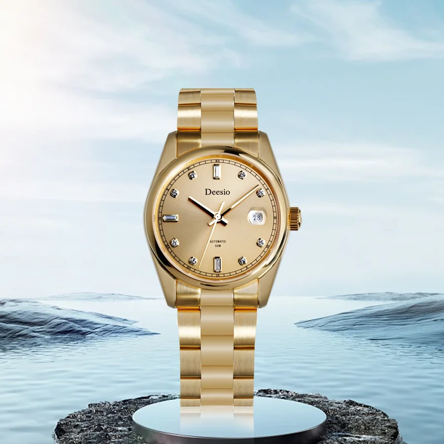 Deesio Luxury Automatic Mechanical Watches Japan Self-Winding Movement Waterproof 50M Couple Watch relojes de pulsera mecánicos