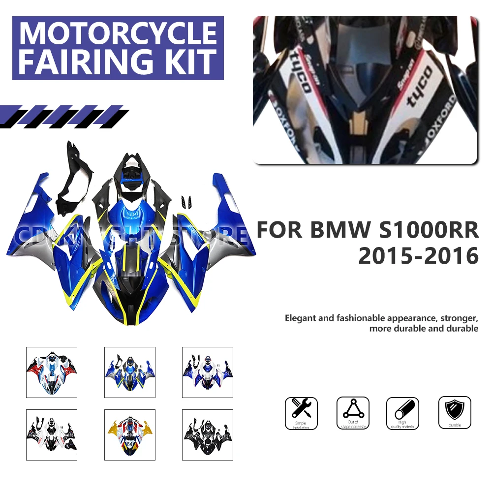 

For BMW S1000 RR S 1000RR S1000RR 2015 2016 Fairing Kits ABS Full Injection Decorative Plastics Bodywork Cowling Accessories