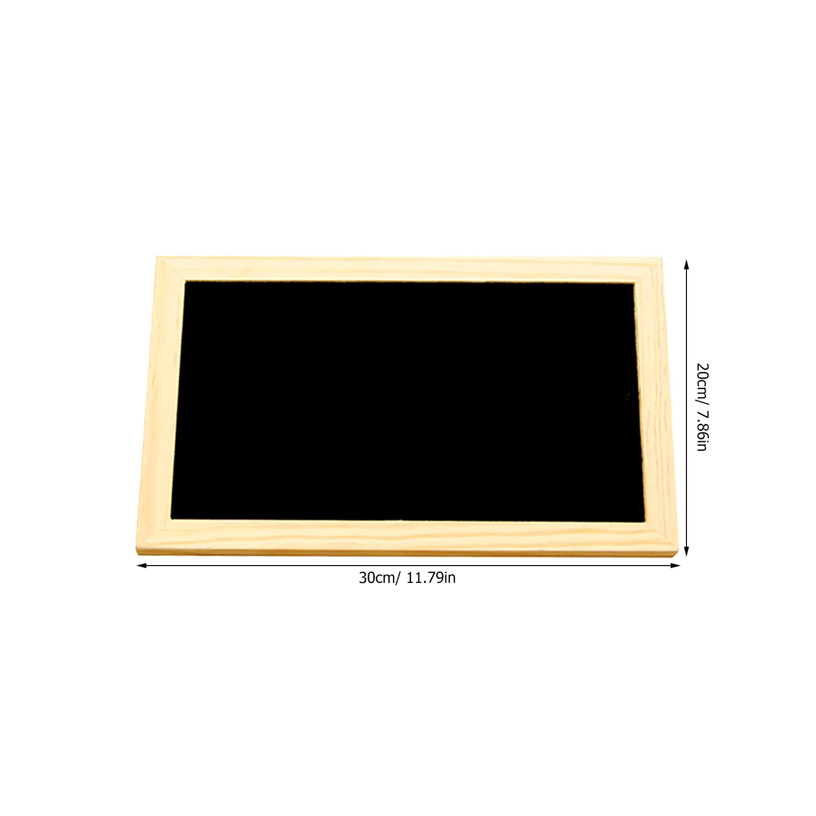 Chalkboard Sign Double-Sided Density Board Mini Blackboard 30x20cm Hanging Rope Message Board Wall Decor Chalkboard Sign