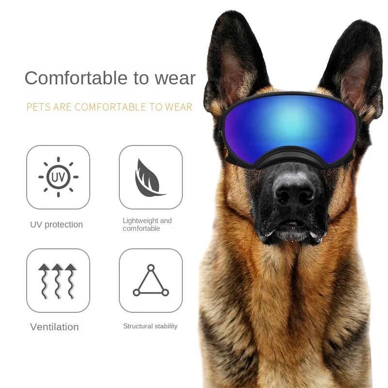 Pet glasses dog sunglasses medium and large dog sunglasses police dog military 3015