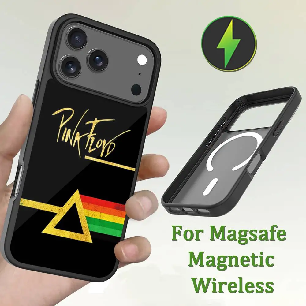 حافظة هاتف P-Pink F-Floyd لهاتف iPhone 13,12,11,16,15,17,14,Pro,Max,Plus,Mini,Magsafe,شحن لاسلكي مغناطيسي #2