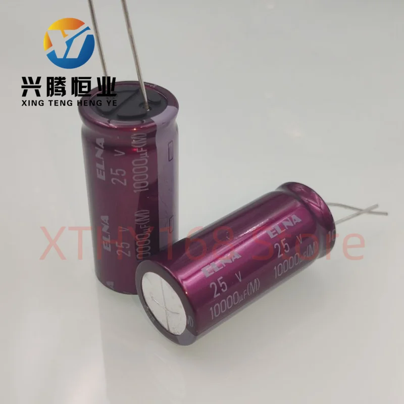 1pcs-10pcs 10000UF 25V genuine ELNA purple red robe capacitor 25V 10000UF 18X40MM RA3