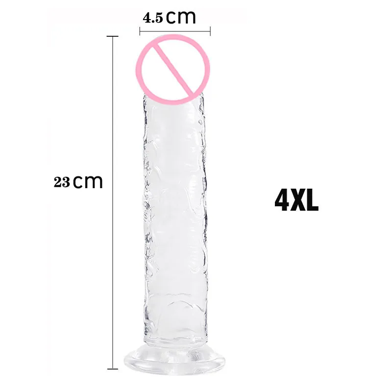 Nieuwe Realistische Dildo Erotische Jelly Dildo Kunstmatige Penis G-Spot Simulatie Grote Penis Anale Plug Vrouwelijke Penis Masturbatie dildo sex