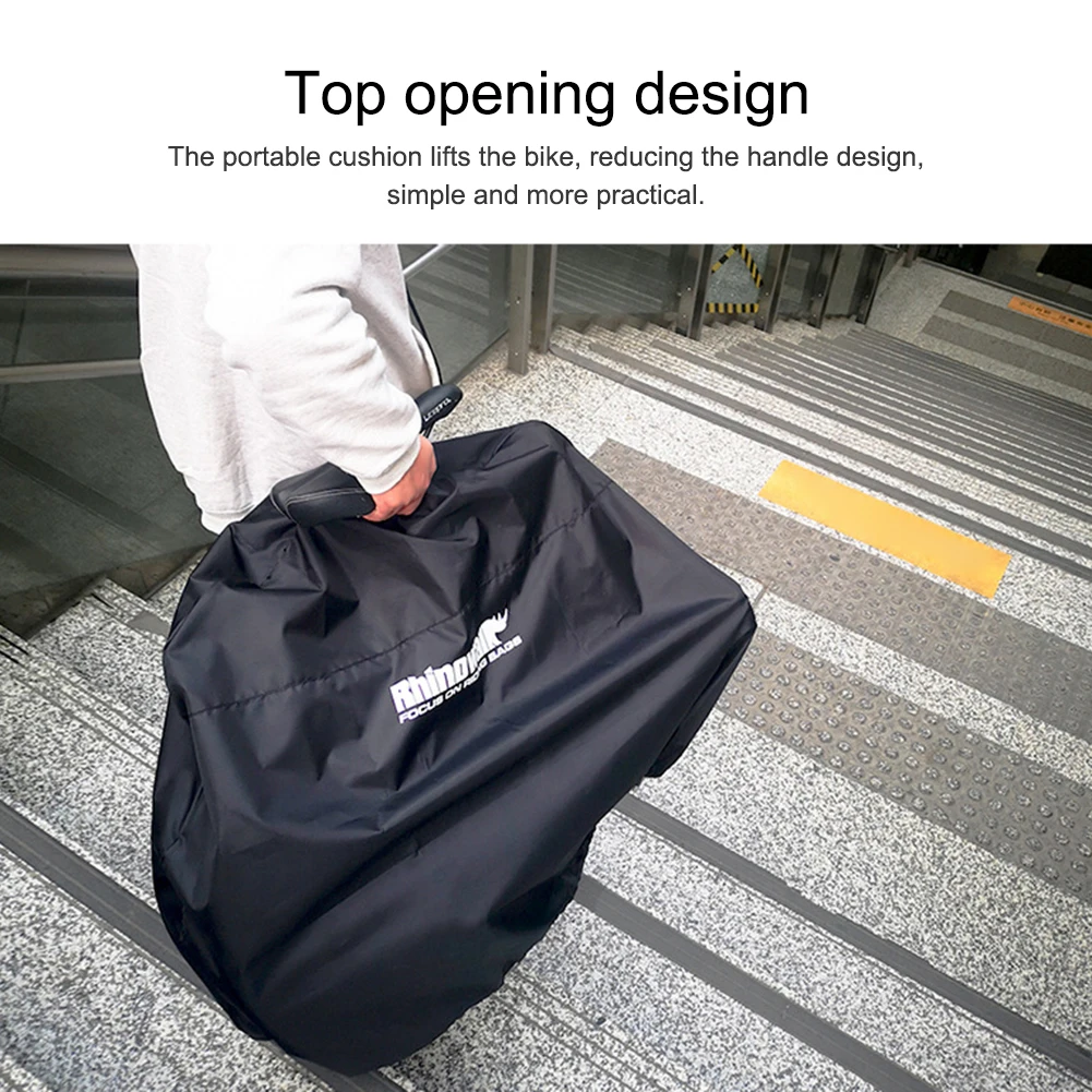

Практичная складная сумка для переноски велосипеда, водонепроницаемые защитные аксессуары, портативная сумка для хранения велосипедов