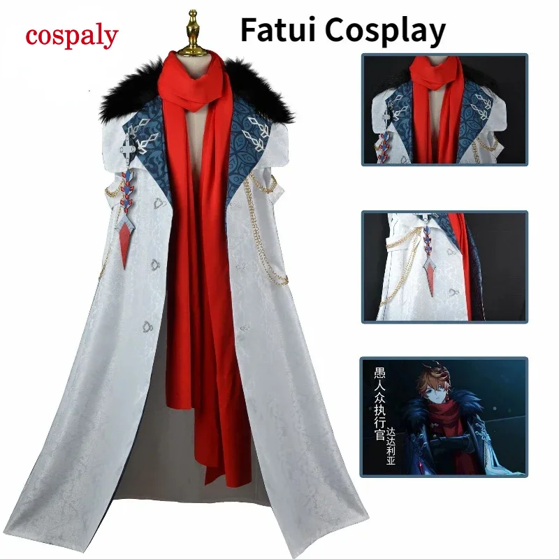 Game Anime Genshin Impact Fatui Cosplay Executive Cloak Tartaglia Childe Ajax Halloween Clothes Uniform A Winter Night'S Lazzo