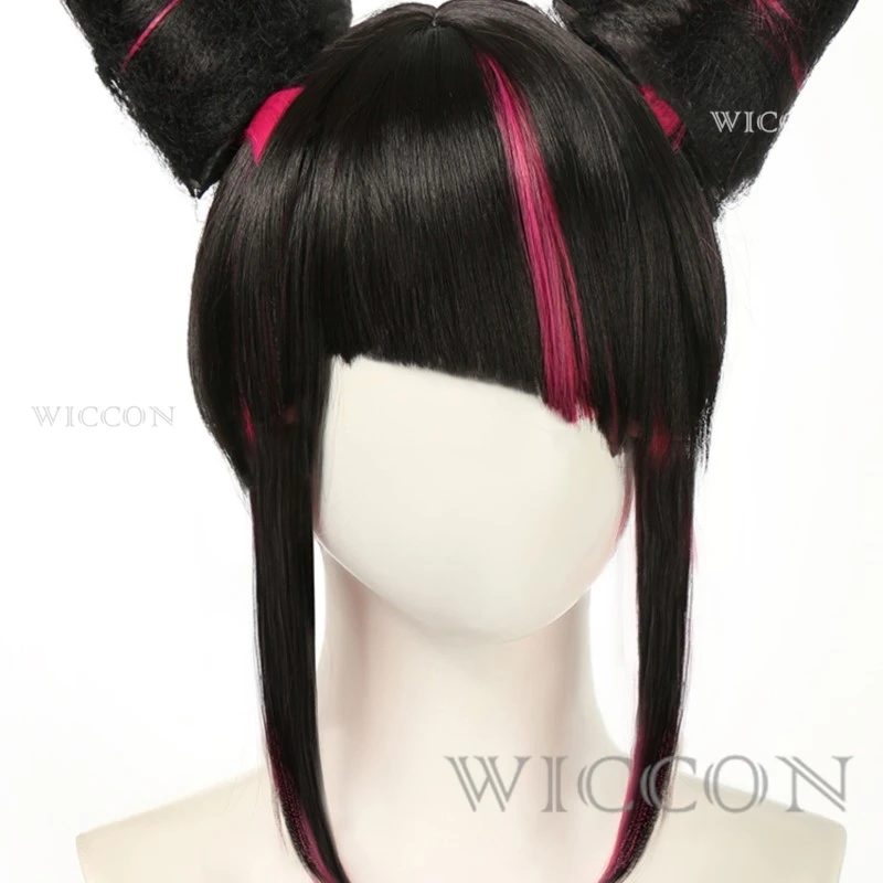 جوري هان تأثيري حلي لعبة مقاتلة SF 6 ملابس هالوين كرنفال ملابس للحفلات تمويه الأدوار النساء فانتازيا وتتسابق شعر مستعار #6