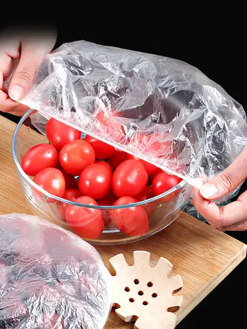 Reusable Disposable Food Cover Plastic Wrap Durable Elastic Food Lids for Bowls Elastic Plate Covers For Kitchen Food Saver Bag