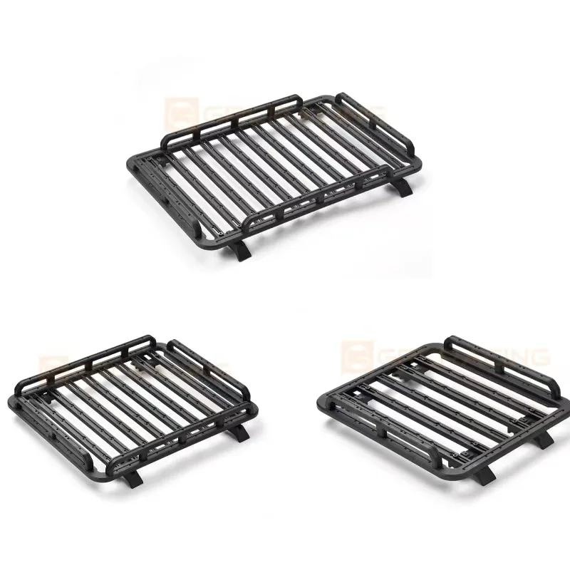 Rack de bagagem de teto multifuncional para 1/10 1/8 RC Crawler Car AXIAL SCX10 TRX4 Defender RC4WD D90 D110 JIMNY Tank 300 TRX6 Peças