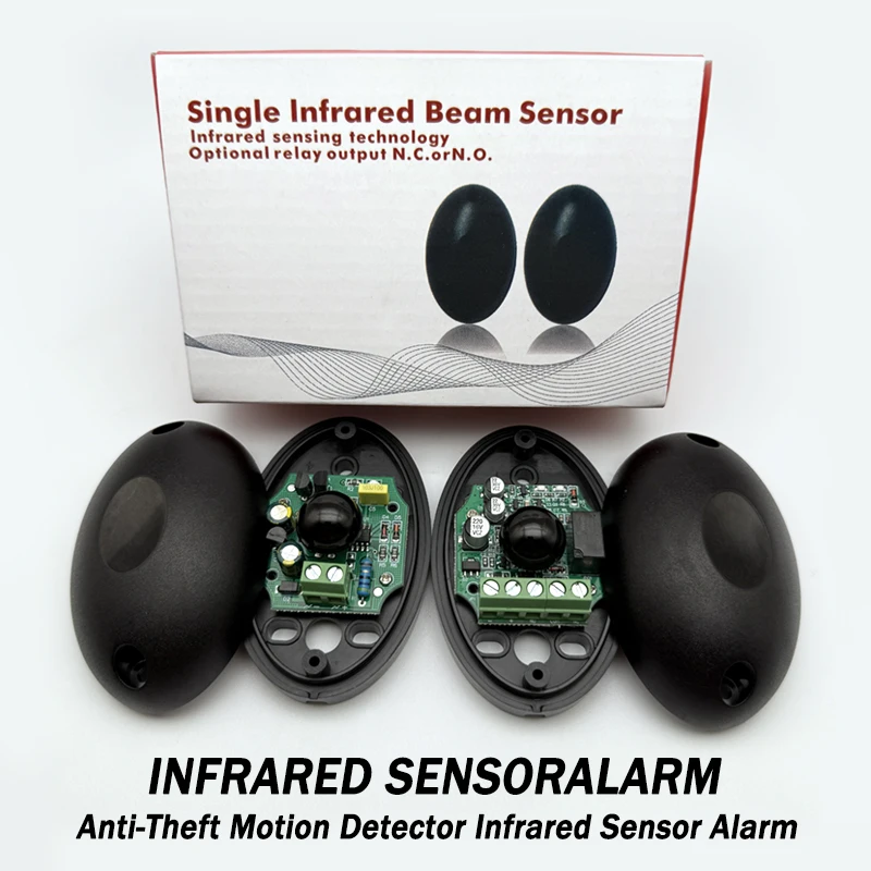 

New Single-beam Infrared Sensor Anti-theft Alarm System For Garage / Gate / Doors Windows / Barrier gate etc automatic equipment