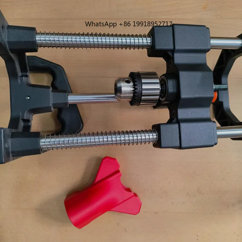 For drilling in wood, aluminum profiles and angled angles - Versatile vertical drilling and tapping guide with graduations