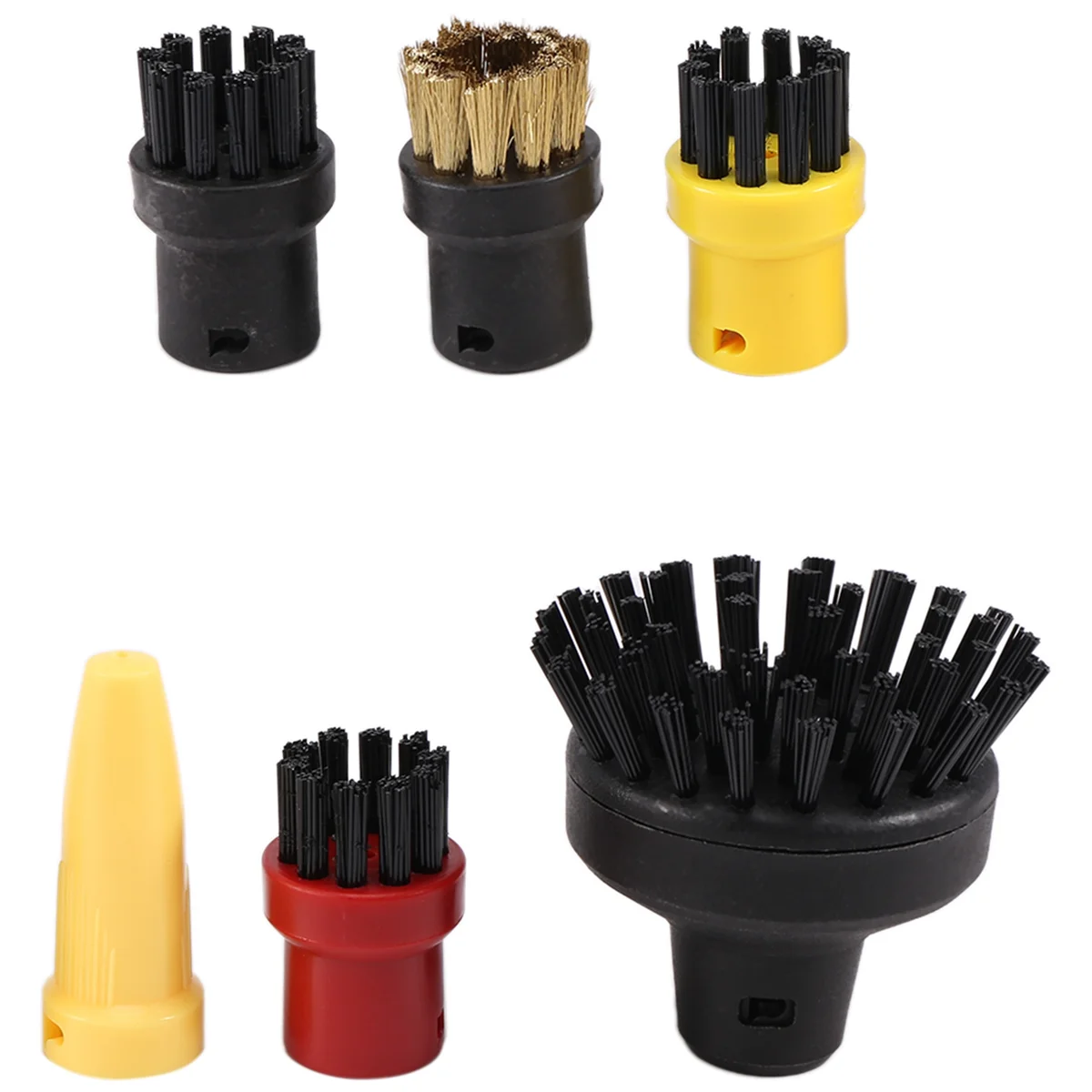 popolare piccola spazzola rotonda spazzola in rame pulitore a vapore testina per pulitore a vapore Karcher serie SC SC1 SC2 SC3 SC4 SC5 SC7