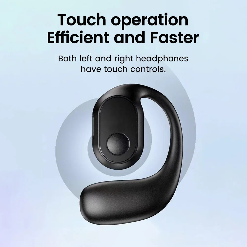BT2 Ear Hook Wireless Earphones Bluetooth-compatible 5.3 Mini Handsfree Waterproof Sport Music Headset Single  Earbuds image 6