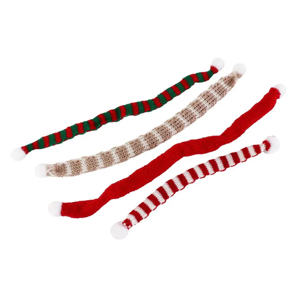 Cute Neck Scarf 1:12 Clothes Soft Pretend Play Christmas Scarf Cap Simulation Mini Xmas Dolls Hat /Children/Toddler