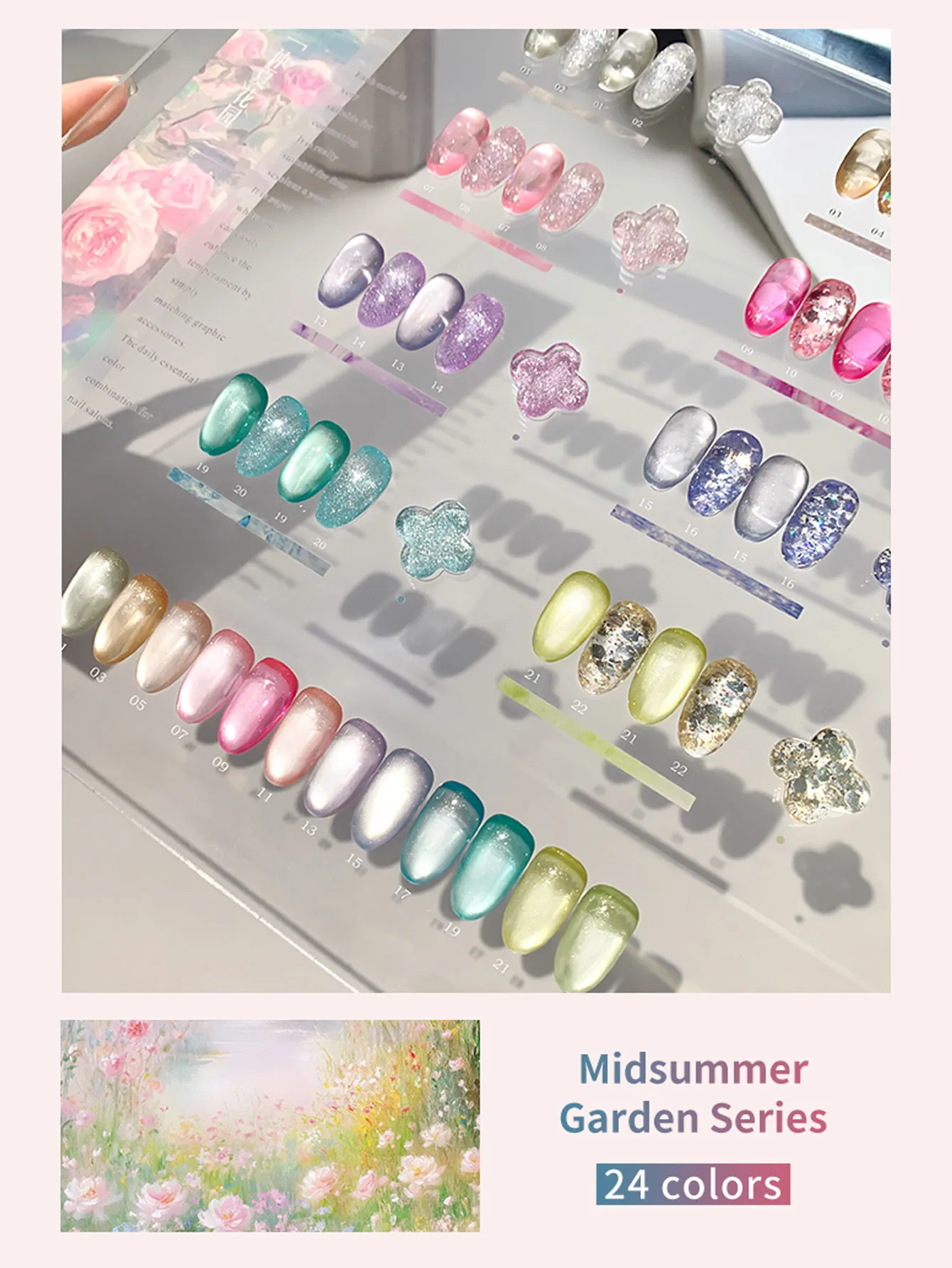 5 جرام منتصف الصيف السيراميك الزجاج حبة القط العين هلام طلاء الأظافر الترتر هلام ، عاكس شبه دائم نقع قبالة الأشعة فوق البنفسجية LED مسمار الفن Varnih