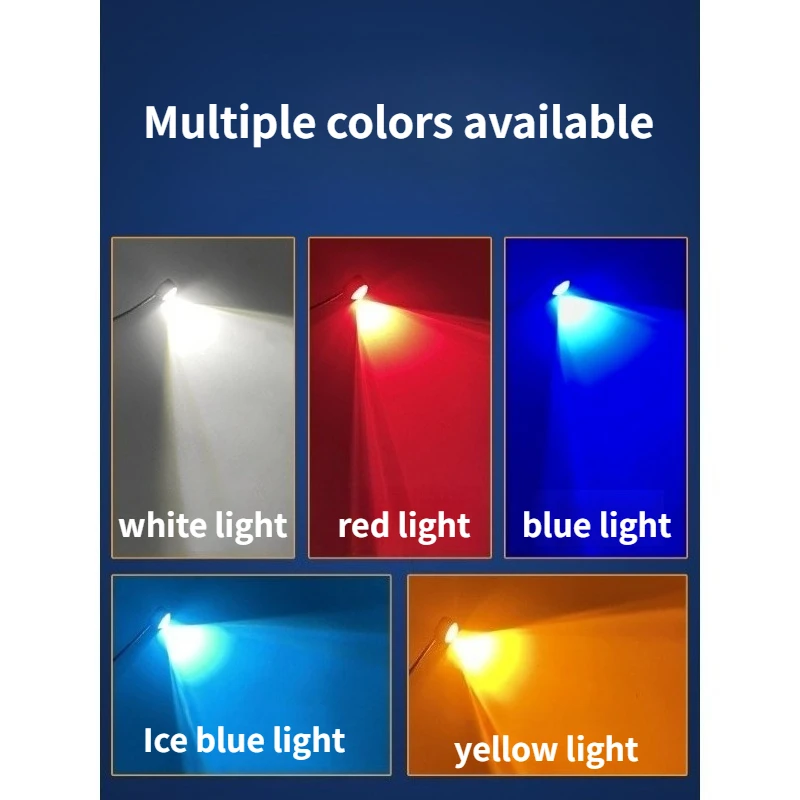 Universal Modified Lighting Accessories For Yadea E-Scooter LED Eagle Eye Aircraft Flashing Ambient Warning Tail Pilot Lights