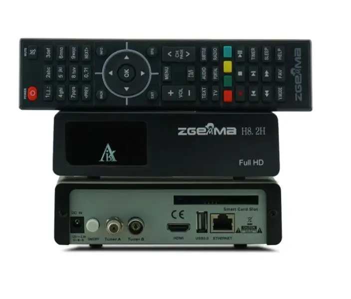 Imagem -05 - Receptor de Satélite 4k Linux Receptor Enigma2 Dvb-s2x Mais Dvb-t2 c H2.65 H2.65 Genuíno Venda Quente Zgemma-h8.2h