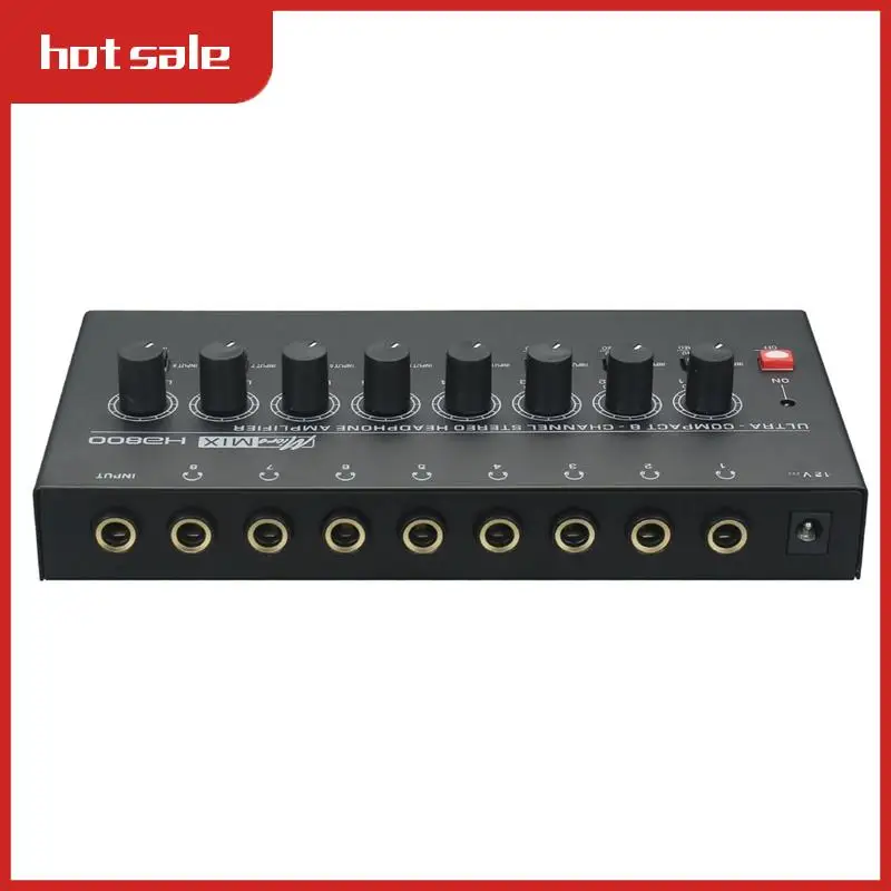 

HA800 Ultra-Compact Audio Amplifier 8 Channels Mini Stereo Headphone Amplifier