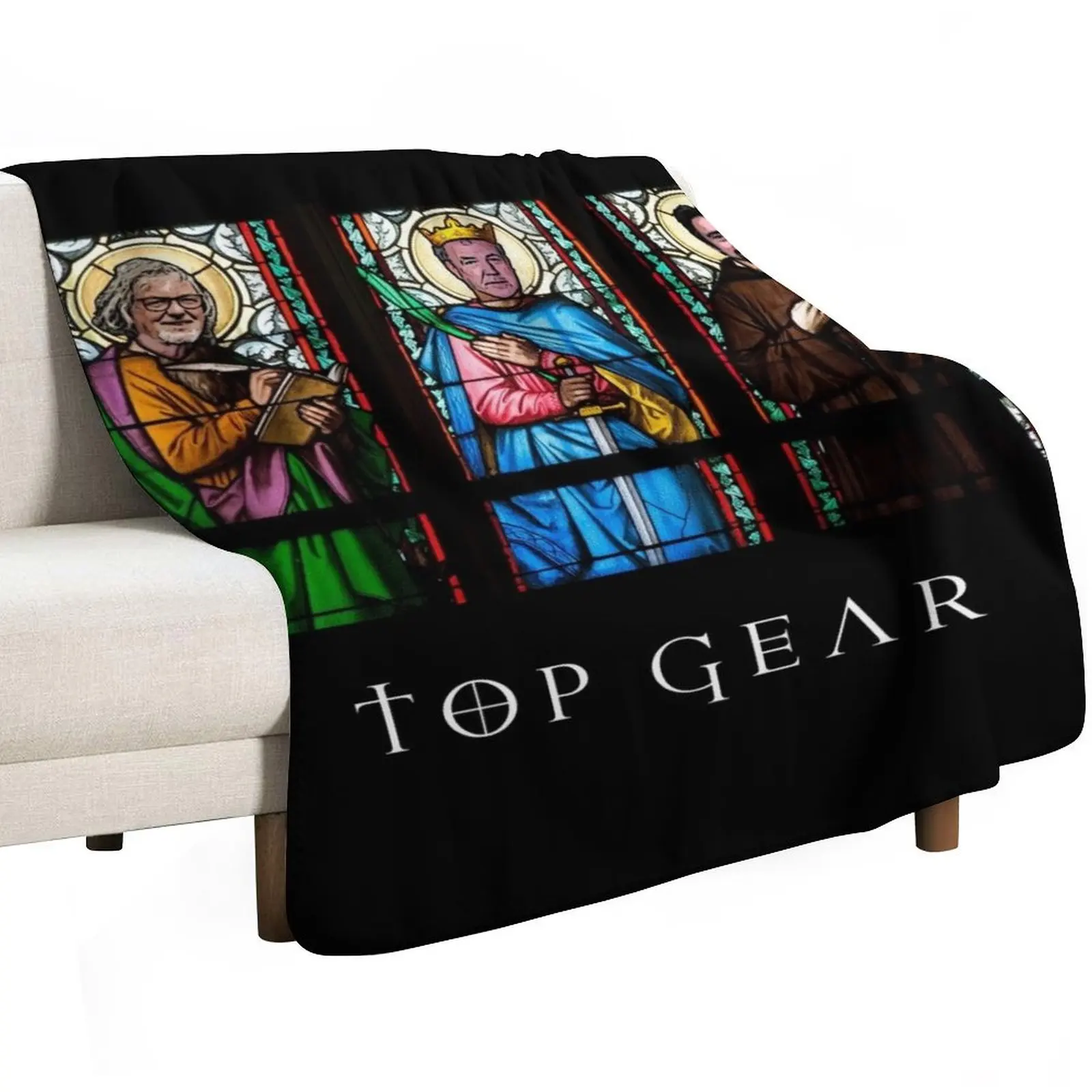 Clarkson May Hammond Our Three Saints Throw Blanket Elegant Warm Throw Blanket for Hotel Home
