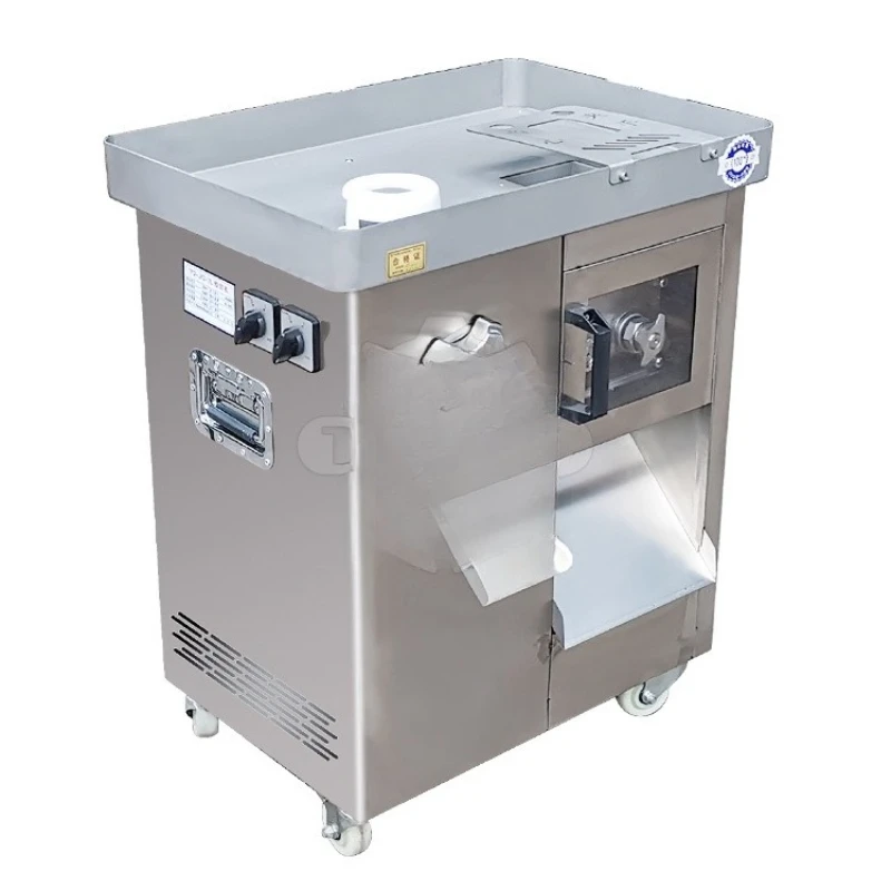 

Commercial restaurant meat cutting machine High power stainless steel stranding removable knife set Stainless steel stranding