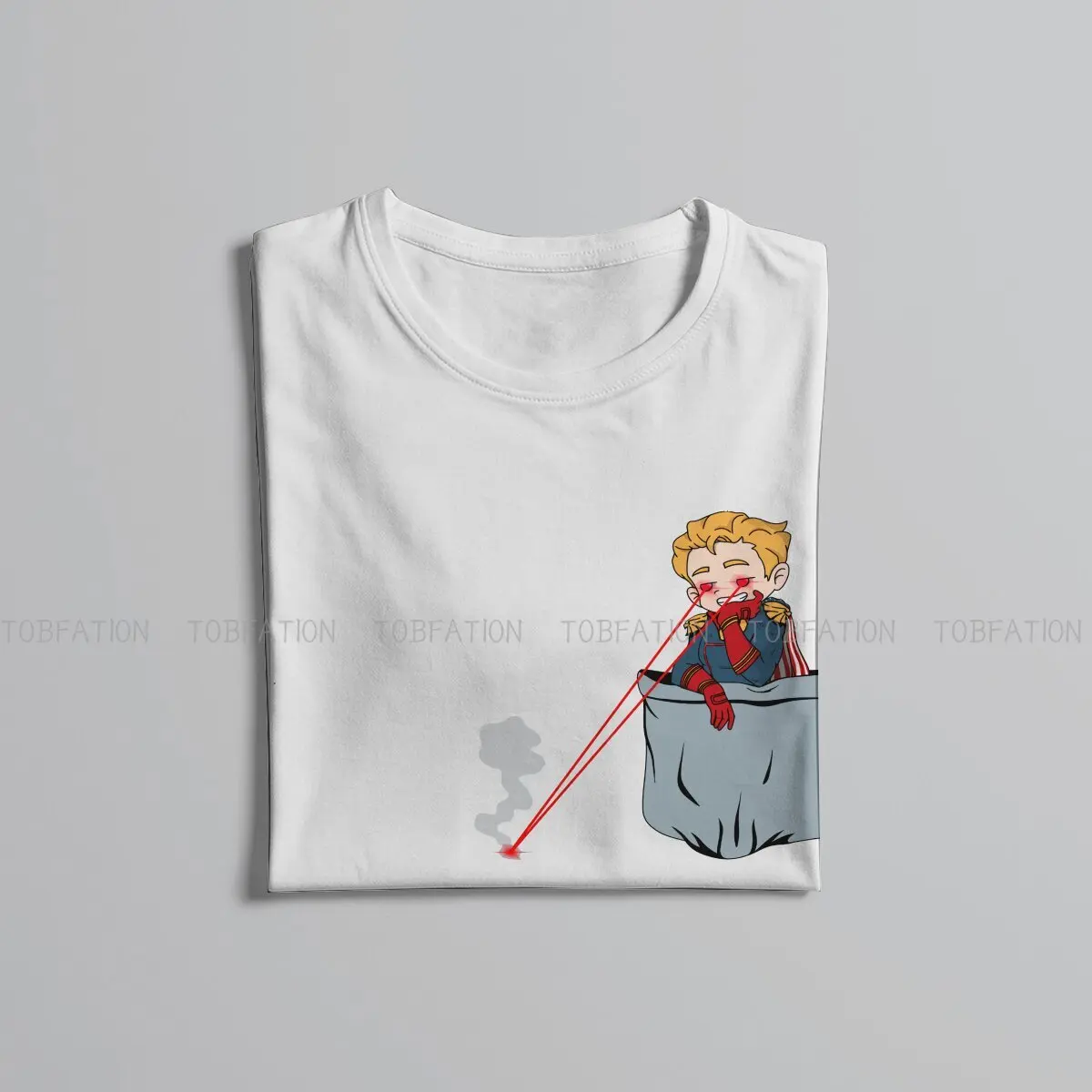 The Boys Billy TV Show TShirt for Men Homelander Pocket  Basic Casual Tee T Shirt Novelty Trendy Loose