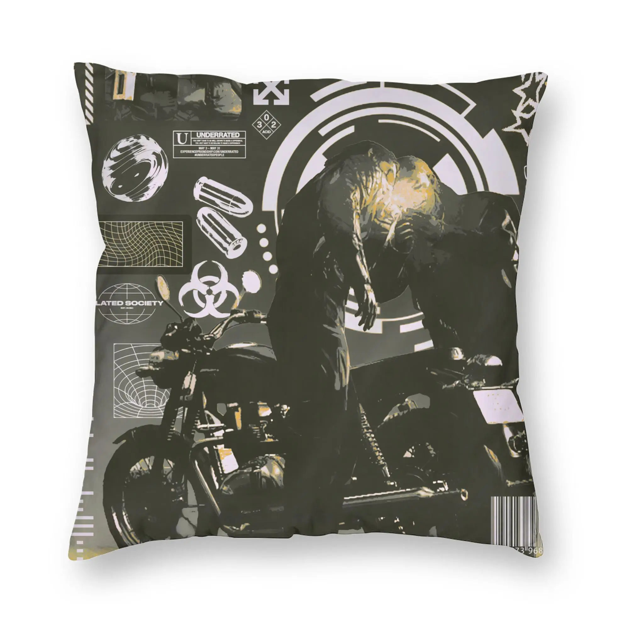 Metal Gear Solid Game Pillow Cover  Morden Pillow Case For Living Room Bed Chair Print Pillowcases Gift Idea