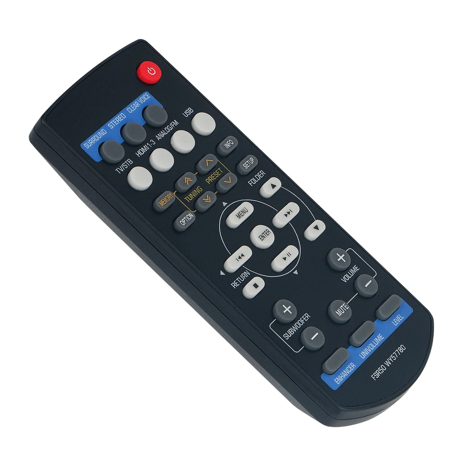 Wholesale Remote Control FSR50 WY57780 For Yamaha YHT-S401 YHT-S401BL YHTS401 YHTS401BL SR-301 NS-BR301 Home Theater Speaker