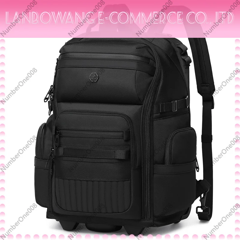 Trolley Bag Large Capacity Carry On Luggage Wheeled Backpack Durable Business Travel Rolling Bag with Wheels