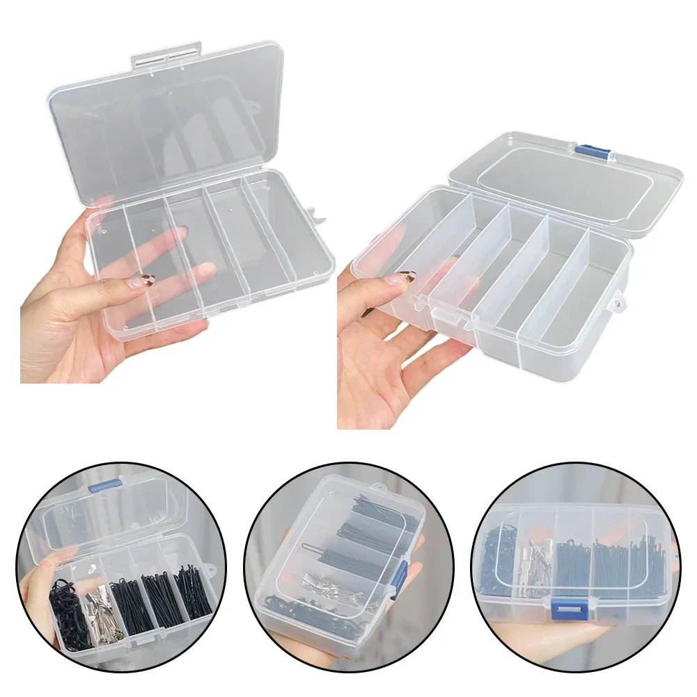 Practical Storage Box Portable Box Compartment Easy To Carry Lightweight Multiple Compartments Plastic Storage