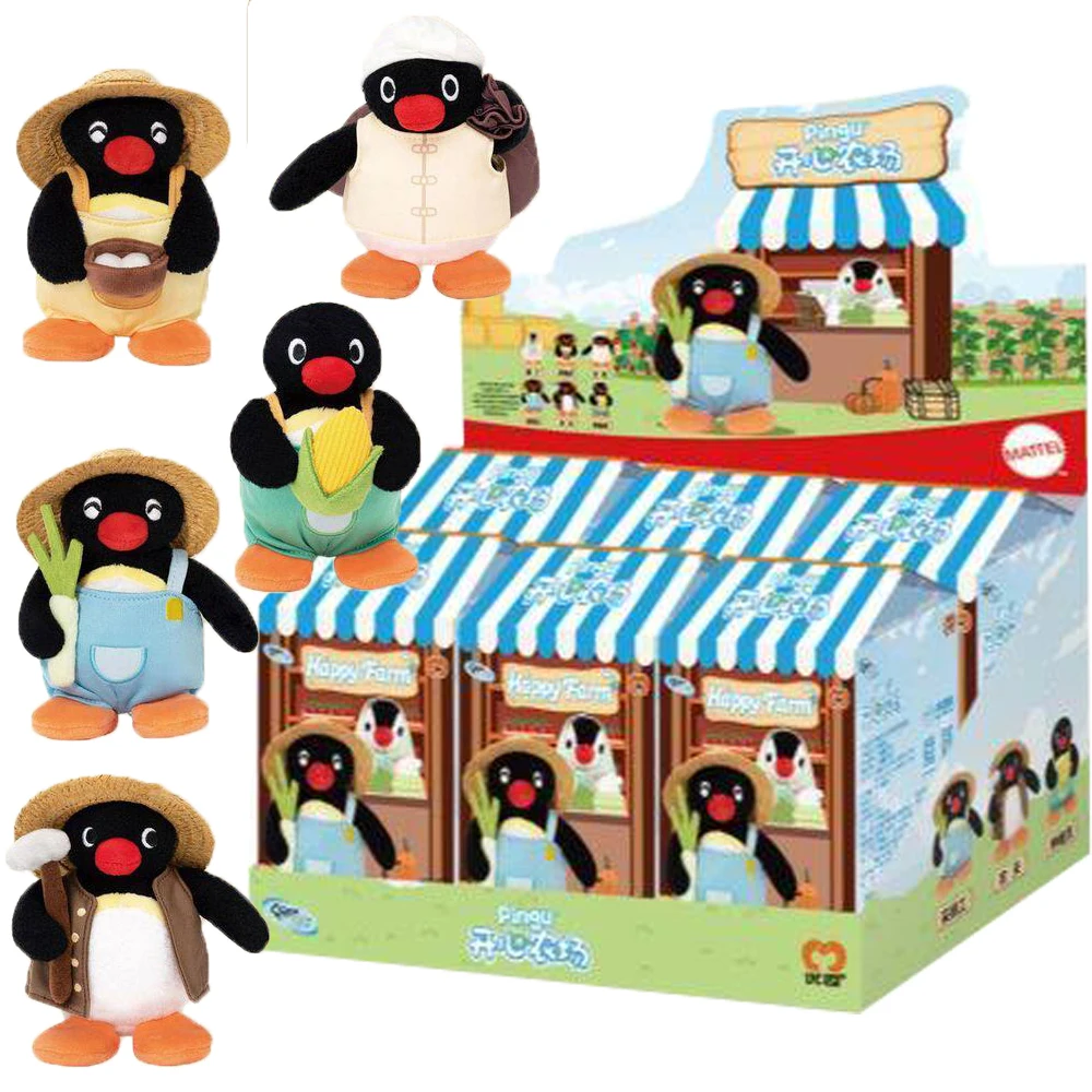 

Official Pingu Happy Farm Series Pendant Blind Box Cartoon Q-version Exquisite Penguin Model Toys Decorative Ornaments Fun Gifts
