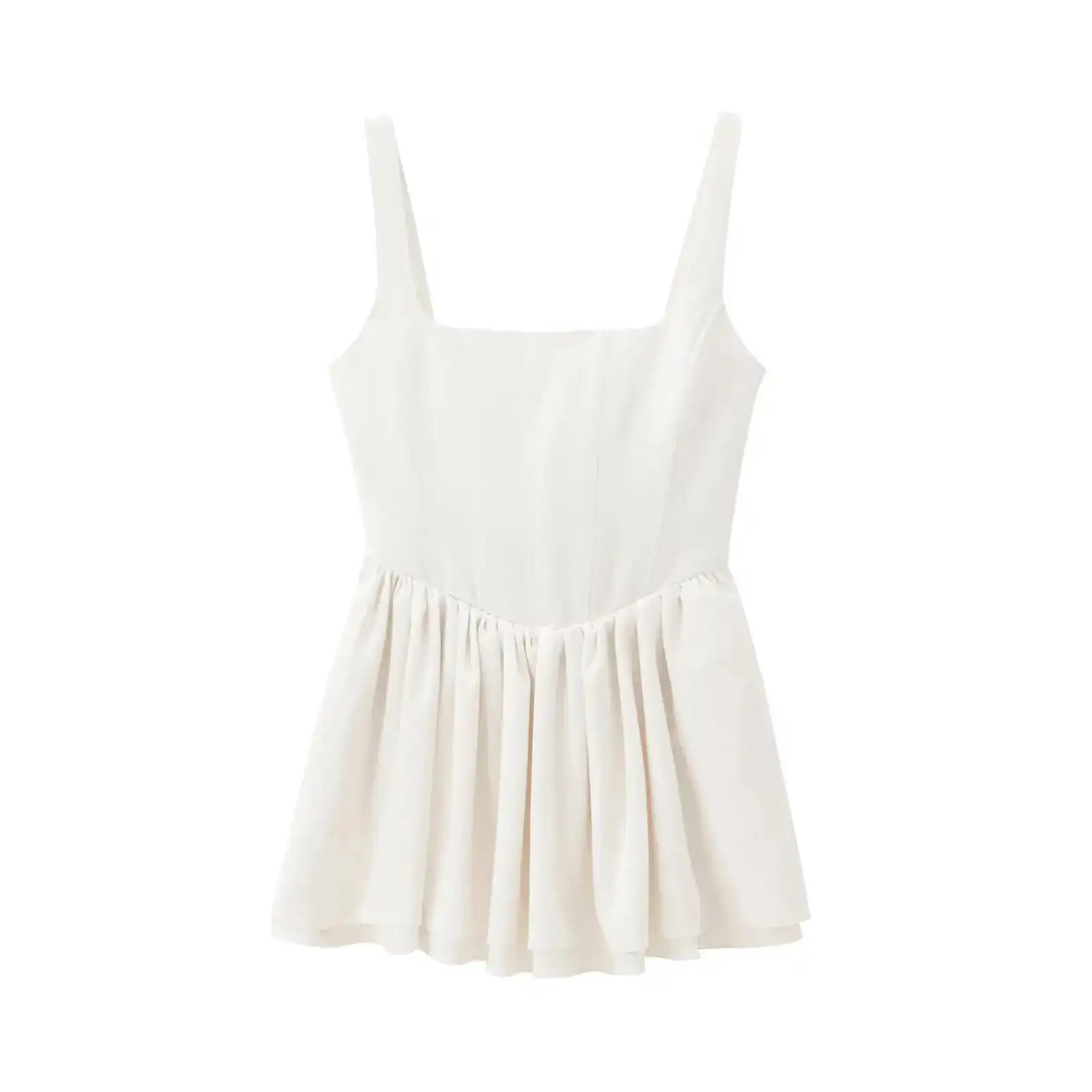 Modna, dopasowana sukienka mini na ramiączkach dla kobiet, kwadratowy dekolt, bez rękawów, odkryte plecy, krótka sukienka wieczorowa, elegancka sukienka klubowa dla kobiet.