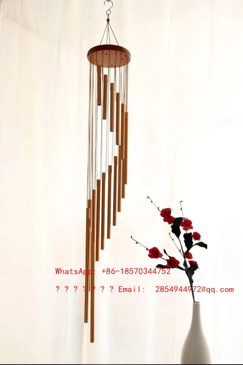 Classic European and American Rotating Multi Tube Metal Aluminum Tube Wind Chime