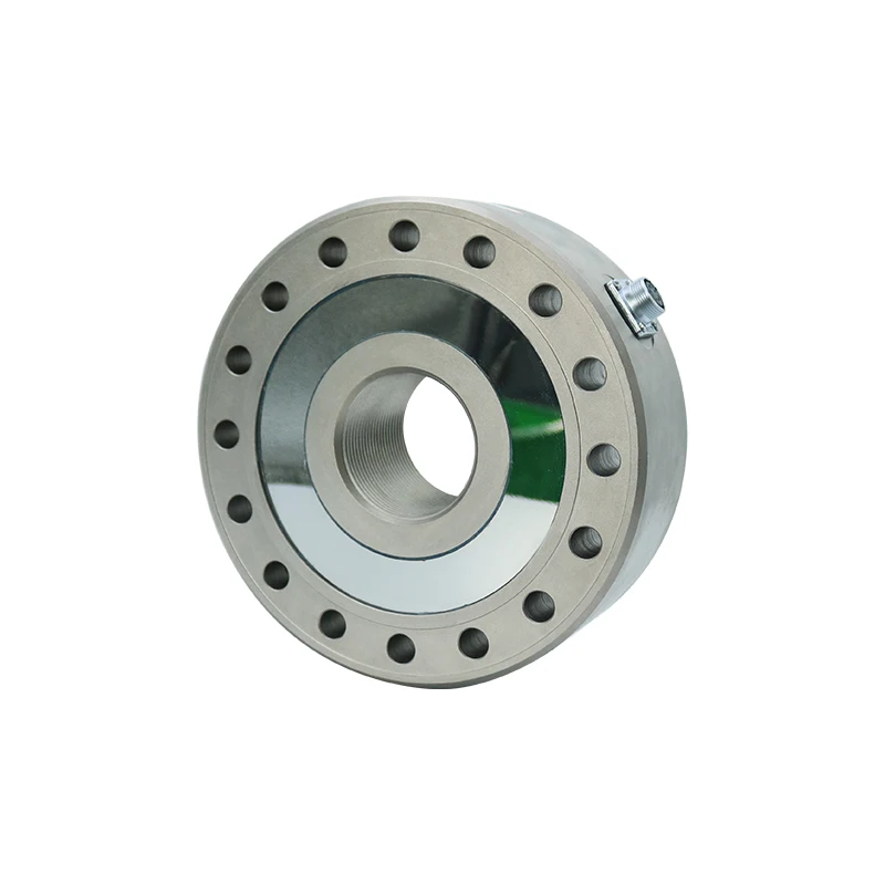 FA120C Alloy Steel 50t 70t Spoke Disc Pancake Tension Compression Donut Load Cell Force Sensor