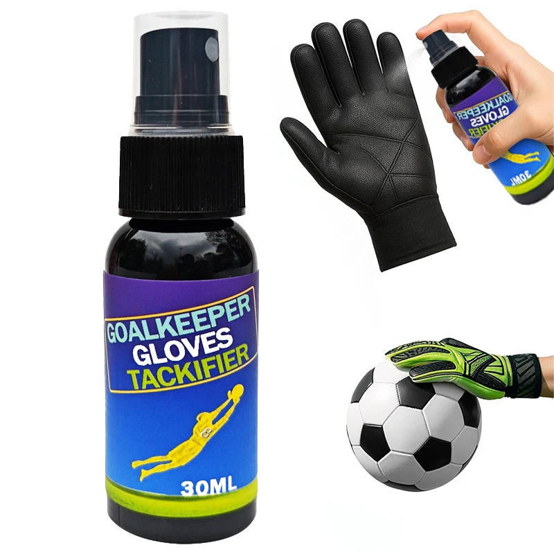 

Sticky Spray for Football Goalkeeper Gloves Non Slip Enhanced Sticky Baseball Replacement Glove Glue for Goalkeeping Gloves