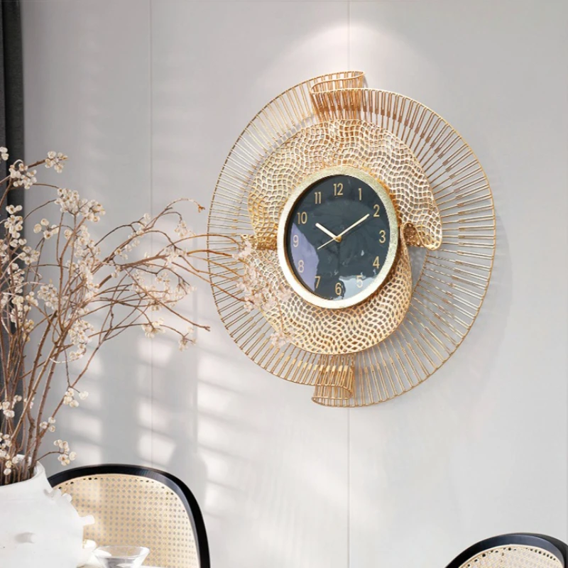Kitchen Living Room Unusual Wall Clocks Luxury Design Advanced Wall Clocks Exquisite Modern Horloge Murale Interior Decoration