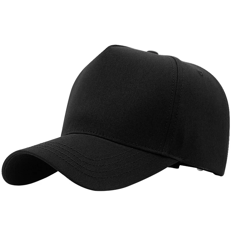 Sombreros de cabeza grande para hombre y mujer, gorra de béisbol de camionero de talla grande XXL, corona alta, ajustable, lisa, informal, a la