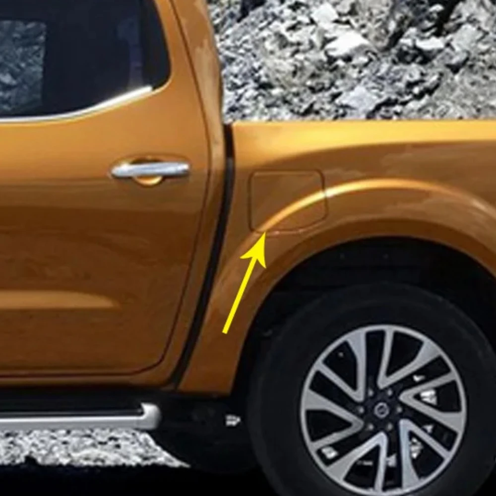 For Nissan Navara NP300 ST D23 2015 2016 2017 2018 2019 Carbon Fiber Gas Fuel Tank Cap Cover Trim Car Accessories