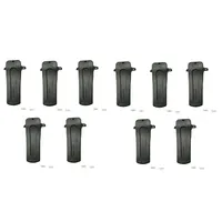 Lot 10pcs Brand New Spare Part Back Belt Clip For Baofeng BF-666S BF-777S BF-888S 2-Way Radio Walkie Talkie with 2pcs Screws