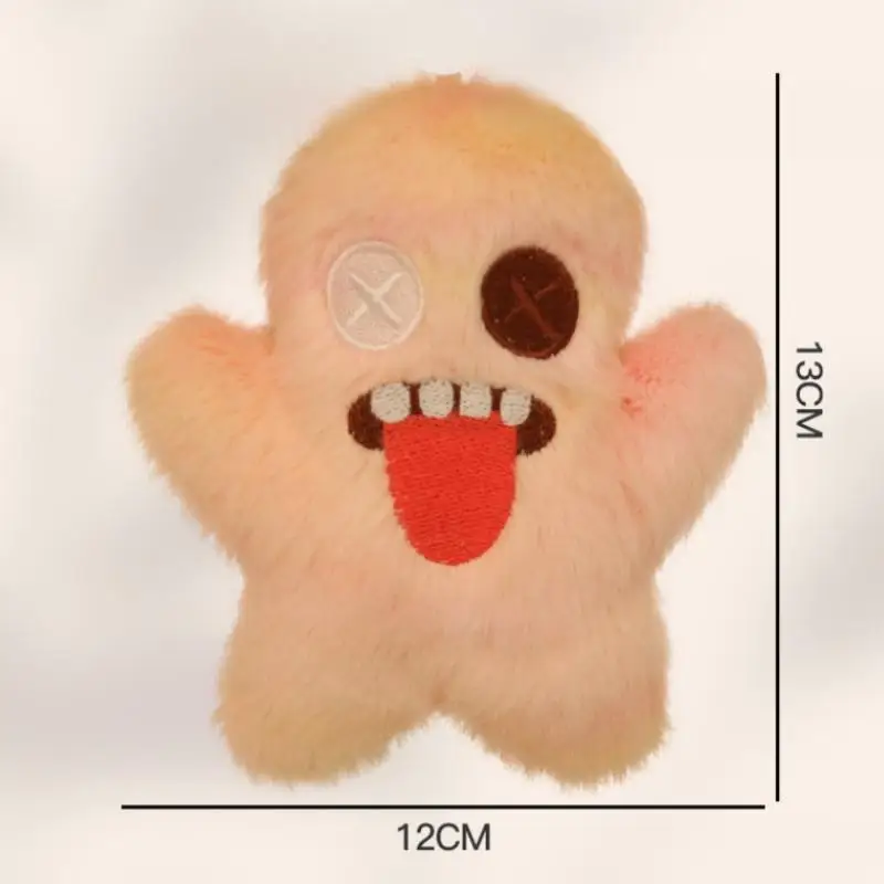 Breloczek Potwór z Zębami Królika, Pluszowa Zawieszka, Zabawka dla Dowcipów
