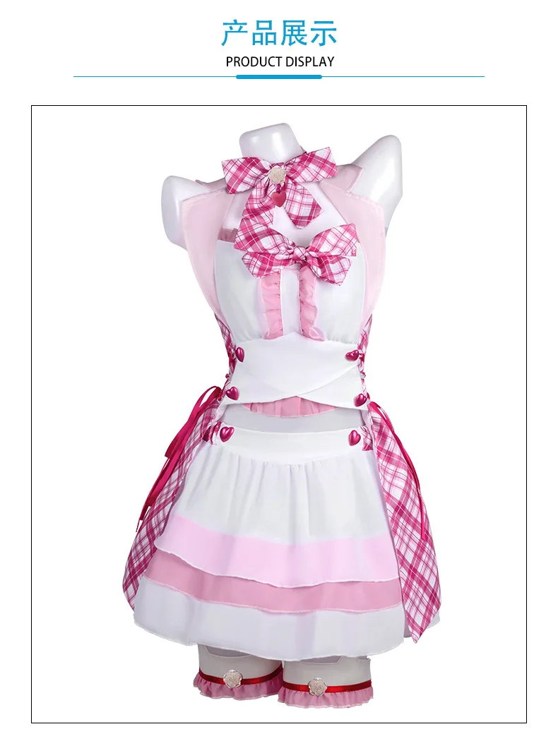 

Anime Game Nekopara Vanilla Chocola Cosplay Costume Nekomimi Paradise Printing Maid Attire Woman Sexy Kawaii Carnival Suit