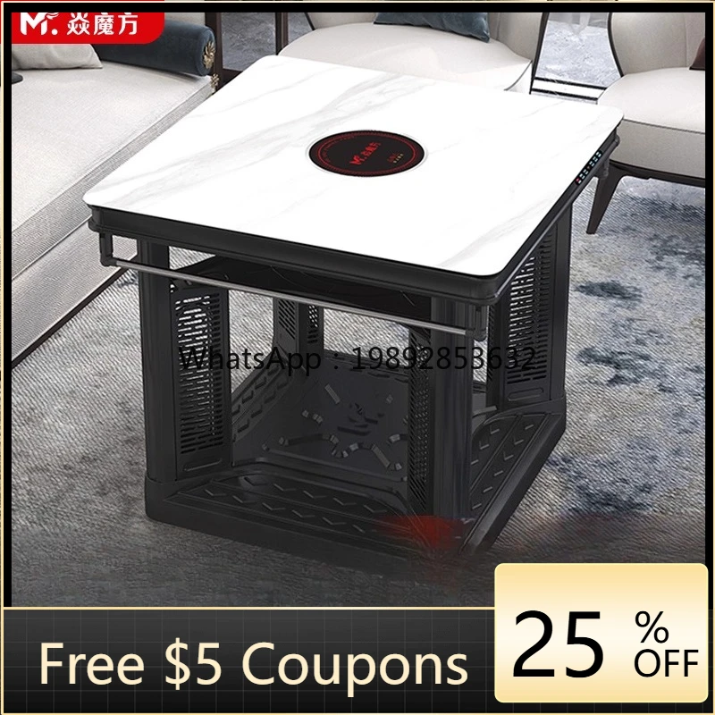 

ZZ Heating Table Household Electric Heating Table Integrated Electric Grill Electric Grill Table