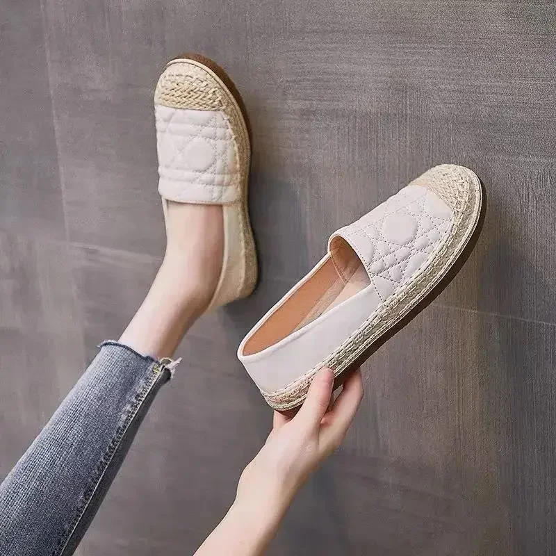 Light Slip On Ladies Footwear Round Toe Women's Shoes 2024 New 39 Offer Designer Luxury A Y2k Fashion In Comfortable and Elegant