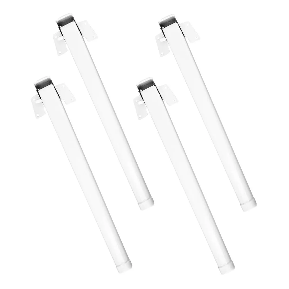 

4pcs Folding Metal Square Table For Diy Projects Portable Durable Camp Table Hardware Height Adjustable Desk Legs Home Office