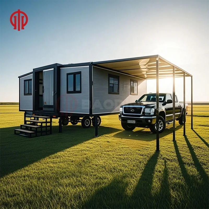 Customized Ready-Made 20Ft 40Ft Light Steel Prefab Shipping Container House Expandable 5 Bedroom House Foldable Prefabricated Li