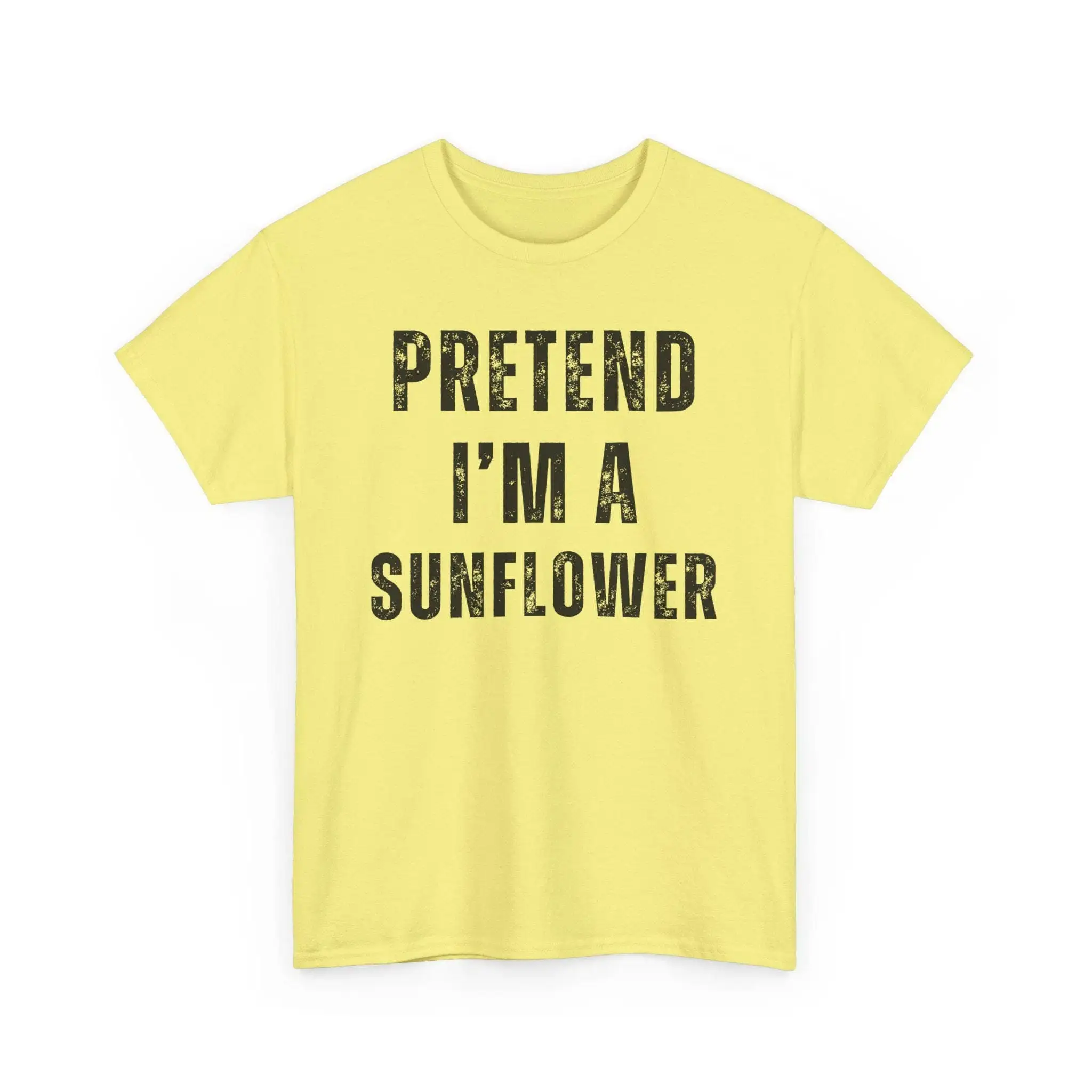 

Pretend I m A Sunflower T Shirt Lazy Halloween Costume Funny Women Ladies For