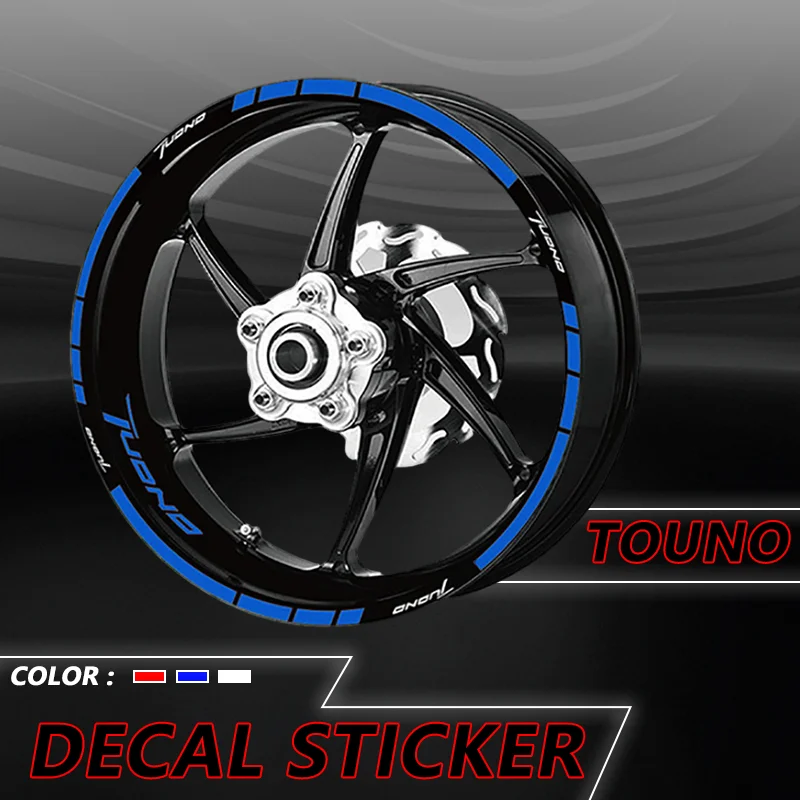 

For TOUNO V4 1100 1000 Tuono Motorcycle Reflective Wheel Sticker Rim Tire Decoration Protection Stickers Decals tuono