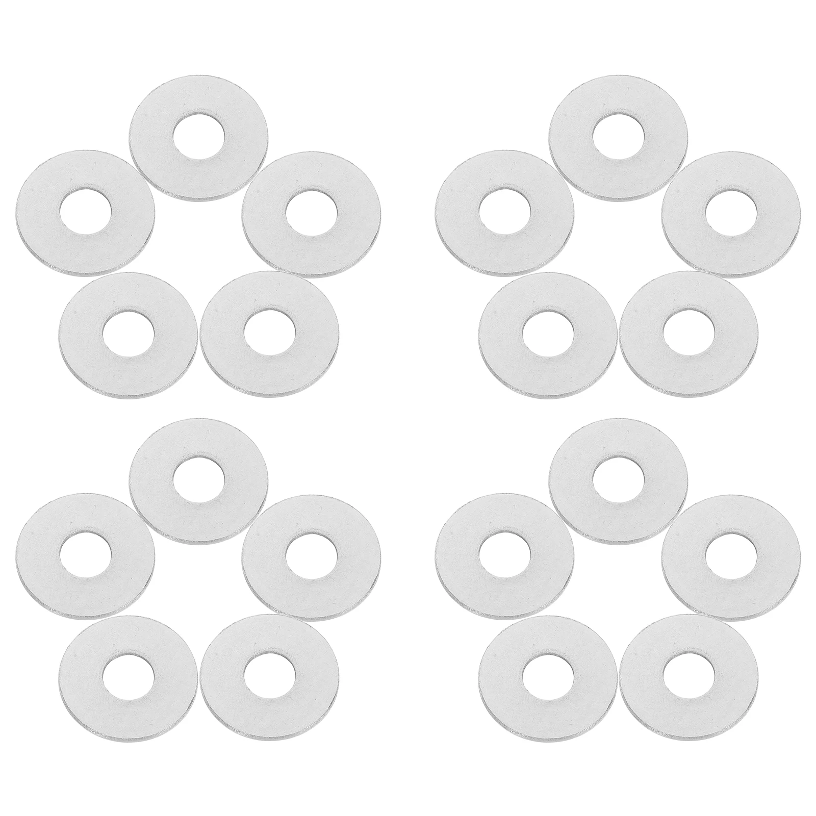 

30pcs Stainless Steel Flat Washers Set Metal Round Gaskets M10 For Carriage Bolts Screws niture Repair Equipment Fasteners